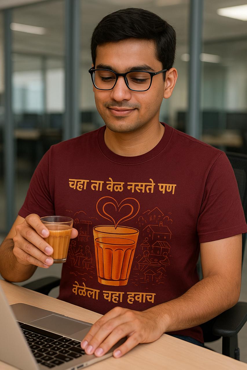 चहा हवाच | The Chaha Time T-Shirt