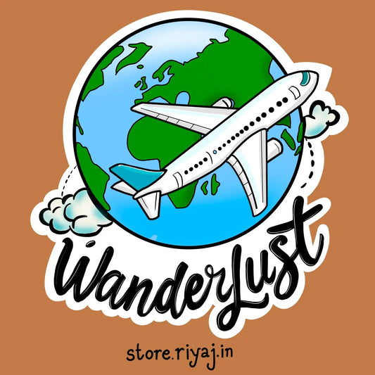 Wanderlust Sticker for travellers!