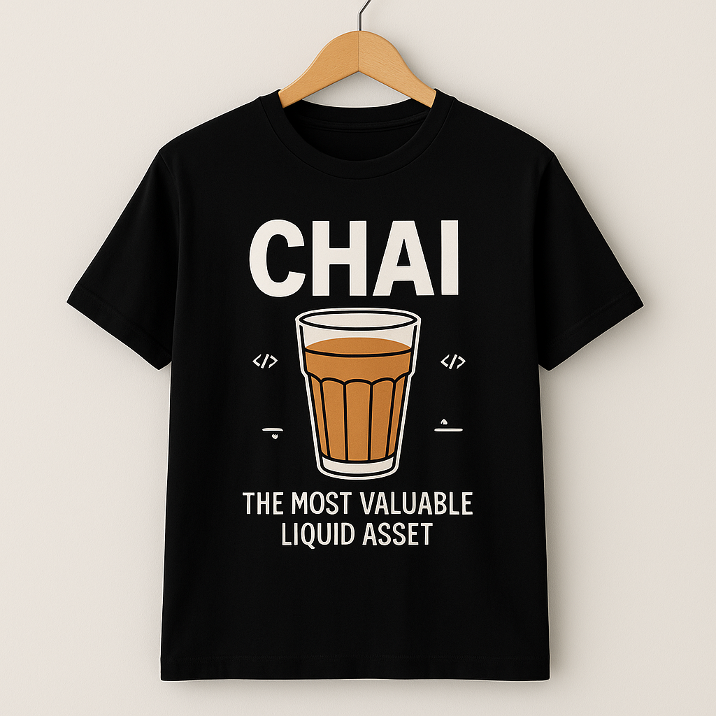 Chai - the most valuable liquid asset - T-Shirt