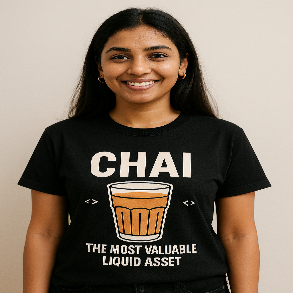 Chai - the most valuable liquid asset - T-Shirt