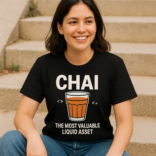Chai - the most valuable liquid asset - T-Shirt