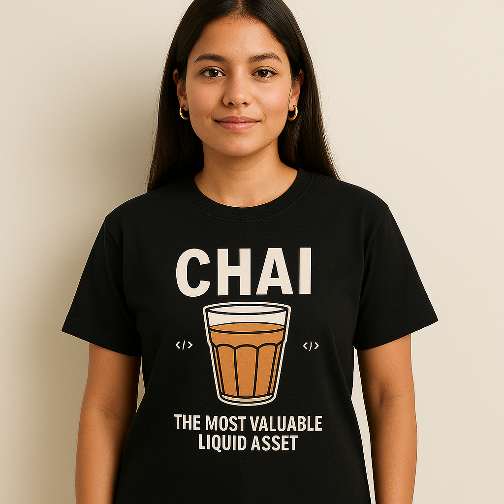 Chai - the most valuable liquid asset - T-Shirt