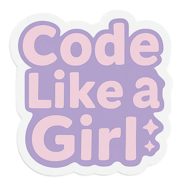 Code Like a Girl – Laptop Sticker