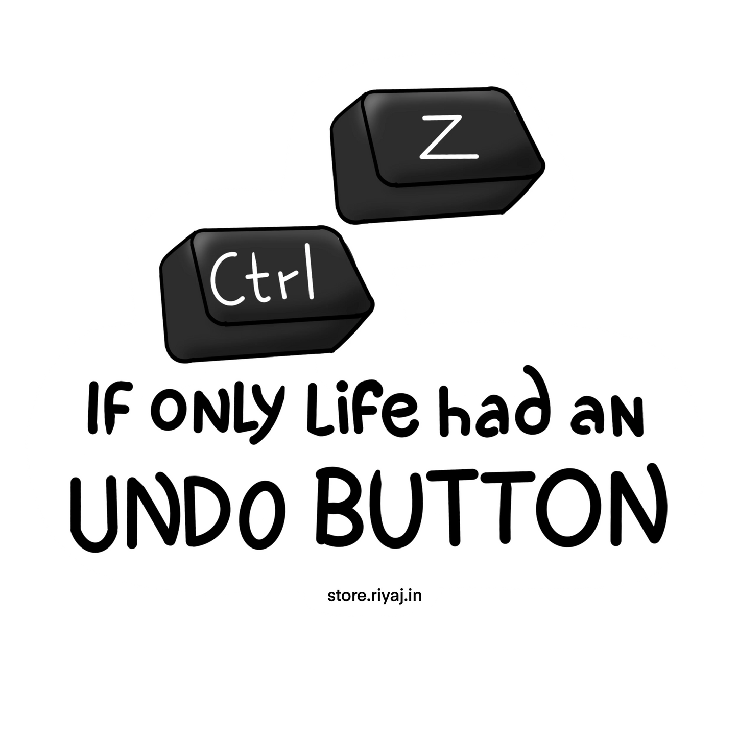 If only life had an Undo Button sticker for techies!