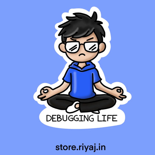 Debugging life problems through meditation stickers