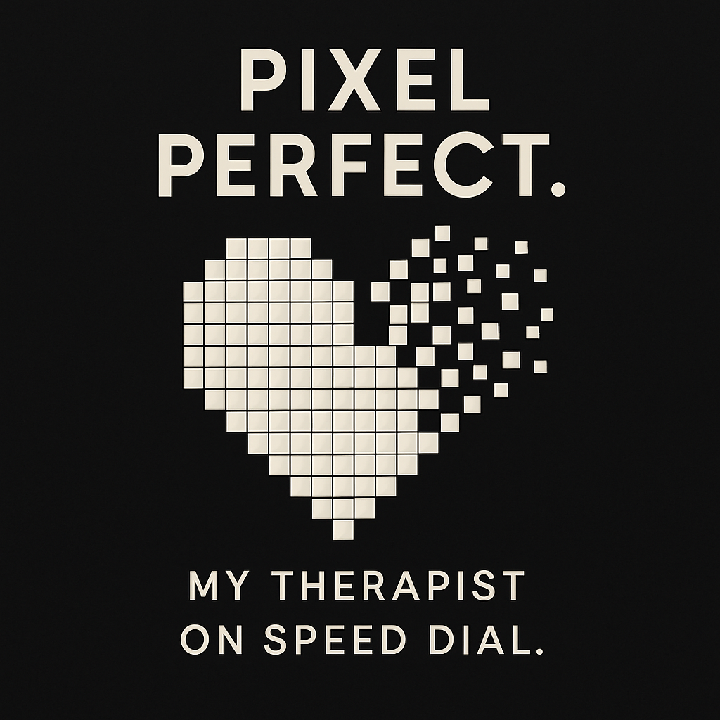 Pixel Perfect — My Therapist on Speed Dial (Backprint Edition) for Designers