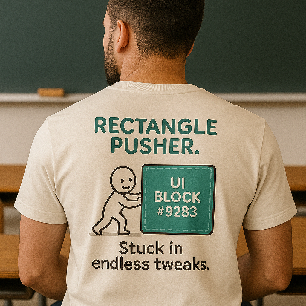 Rectangle Pusher for Product Designers T-Shirt