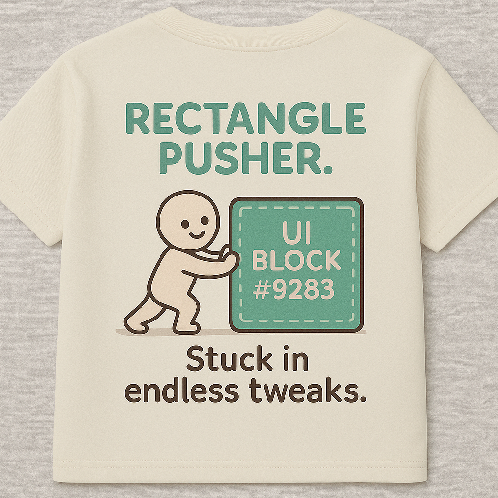 Rectangle Pusher for Product Designers T-Shirt