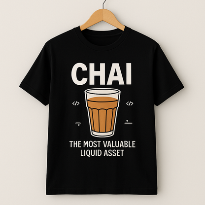 Chai - the most valuable liquid asset - T-Shirt