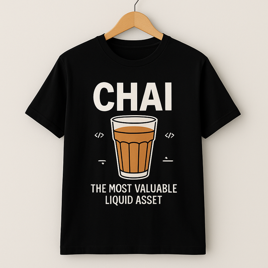 Chai - the most valuable liquid asset - T-Shirt