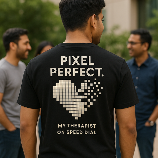 Pixel Perfect — My Therapist on Speed Dial (Backprint Edition) for Designers