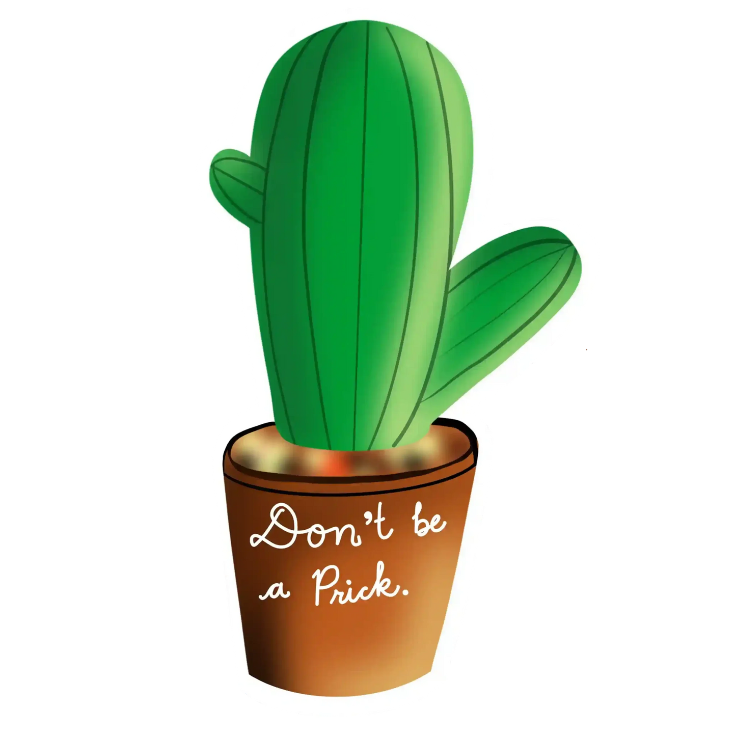 Pack of 4 Cactus stickers for Plant Parents!